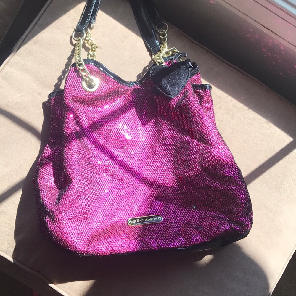 Betsy Johnson Hot Pink Tote